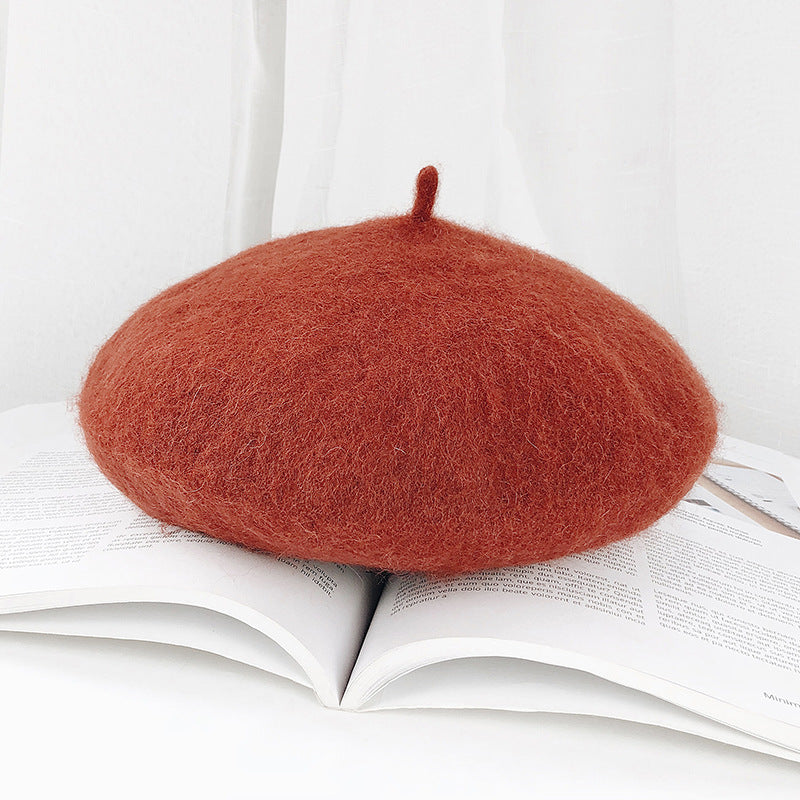 Autumn and Winter Korean Wool Warm Hat