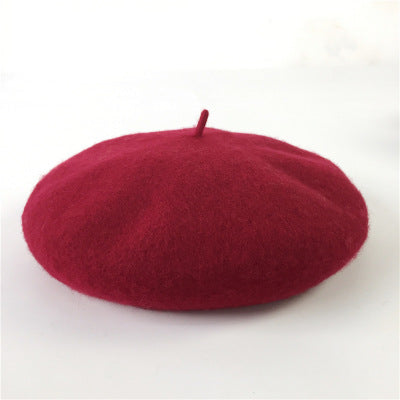 Autumn and Winter Korean Wool Warm Hat