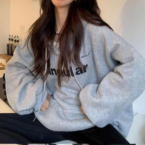 Autumn and winter hoodie women sweater