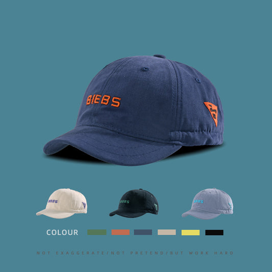 Korean Style Baseball cap solid color women's new outdoor visor